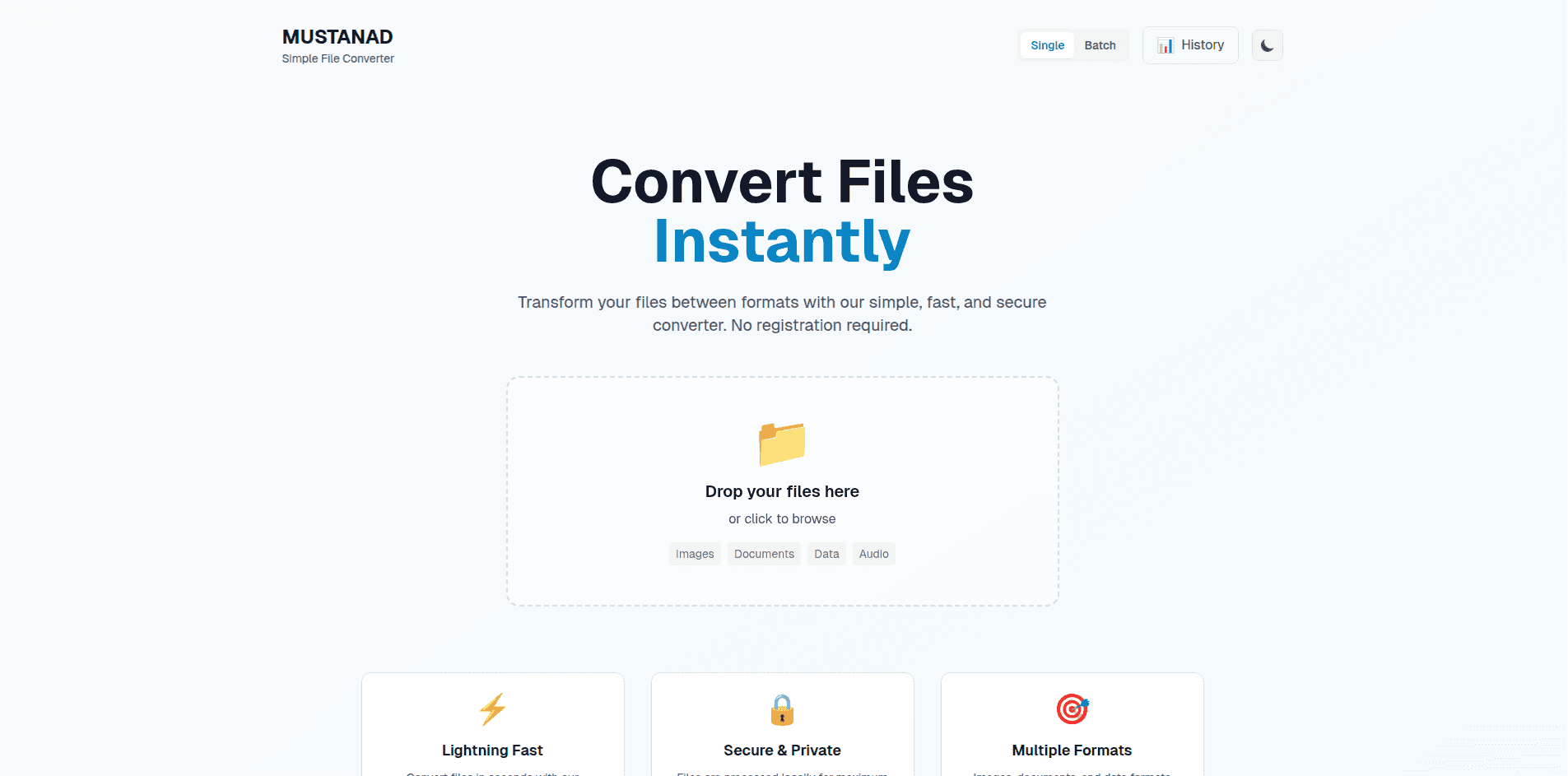 Mustanad - File Converter